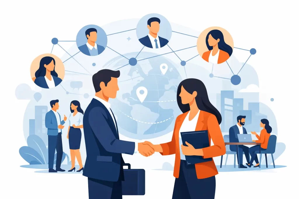 Punesim ne networking: si te hysh ne treg