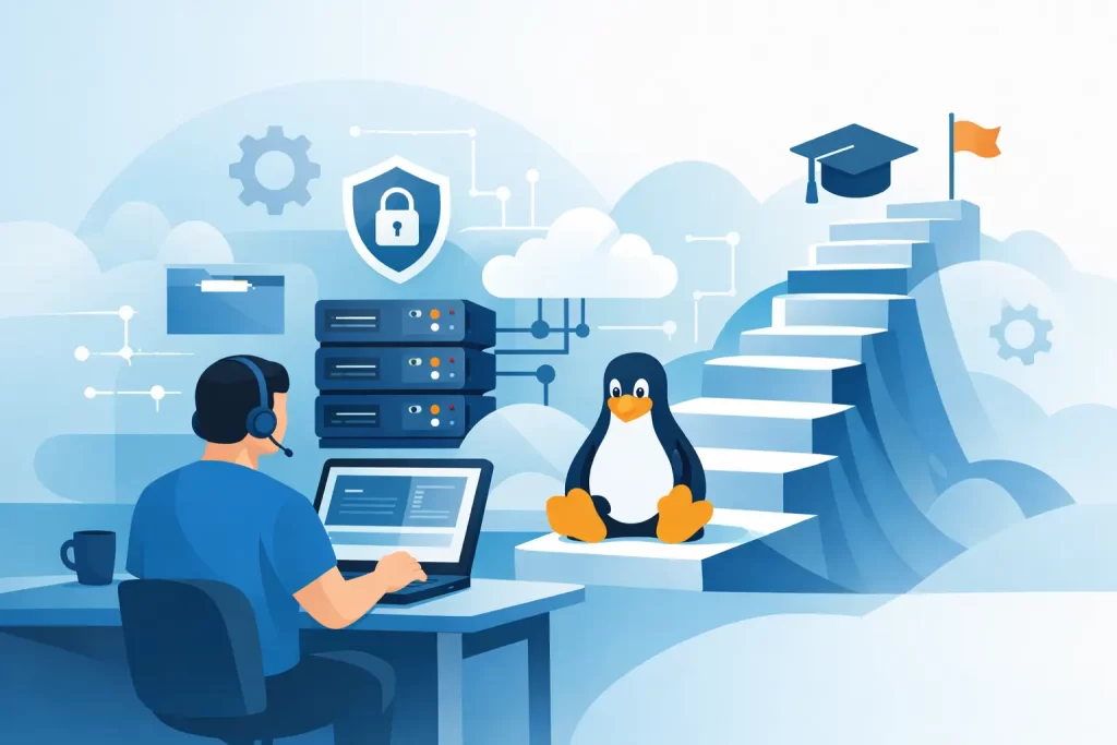 Rrugë mësimi për administrator Linux në IT