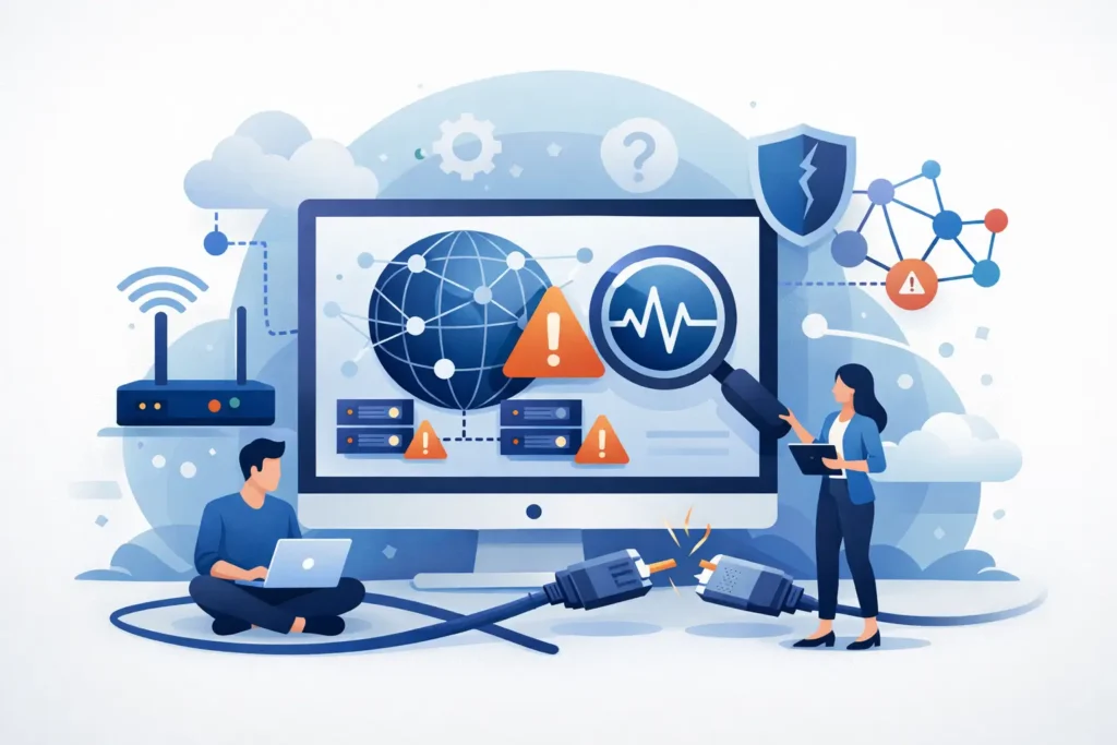 Si të diagnostikosh probleme DNS në rrjet